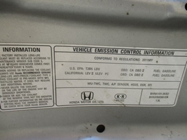 2011 HONDA FIT SILVER 1.5L AT A16481